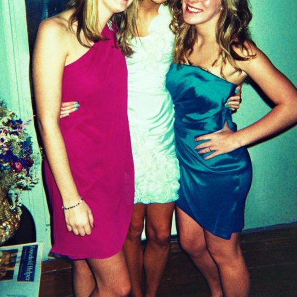 Royal Blue Structured Cocktail Dress - Picture 6 of 13